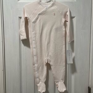 Polo Ralph Lauren baby girl footie pajamas